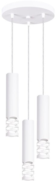 Sollux SL.1694 - Lustr na lanku LIRO 3xGU10/10W/230V bílá