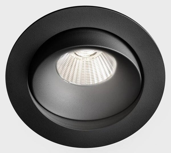 KHL K50151.01.RF.BK-BK.38.ST.9.30 LUXO TILT zapuštěné svítidlo s rámečkem černá 12W 3000K nestmívatelné - KOHL-Lighting