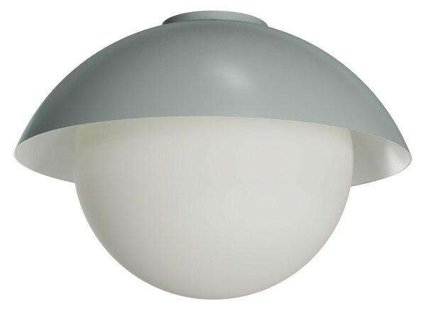 OSMONT LUK60016 LUKIDA 3 stropní/nástěnné skleněné svítidlo šedá / bílá IP65 3000 K 27W LED