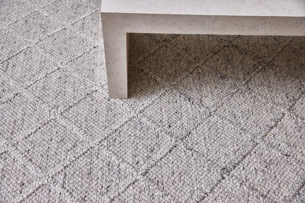 Diamond Carpets India, Ručně vázaný kusový koberec Old Town DE 3210 Grey Mix, 120x170, šedá, ložnice