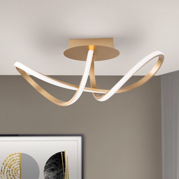 Orion DL 7-694 - LED Stmívatelný přisazený lustr CIRCUS LED/30W/230V zlatá