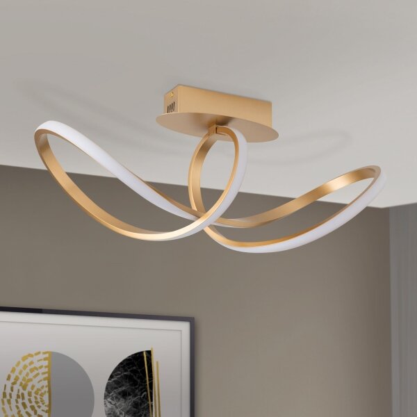 Orion DL 7-694 - LED Stmívatelný přisazený lustr CIRCUS LED/30W/230V zlatá