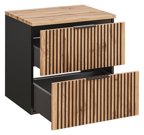 Koupelnová skříňka s deskou XILO D60/1 | 60 cm