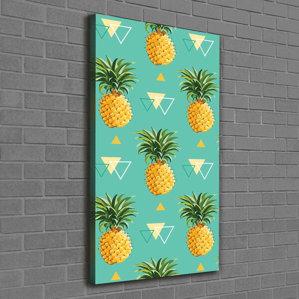Vertikální Moderní obraz canvas na rámu Ananasy ocv-82700276