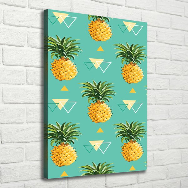Vertikální Moderní obraz canvas na rámu Ananasy ocv-82700276