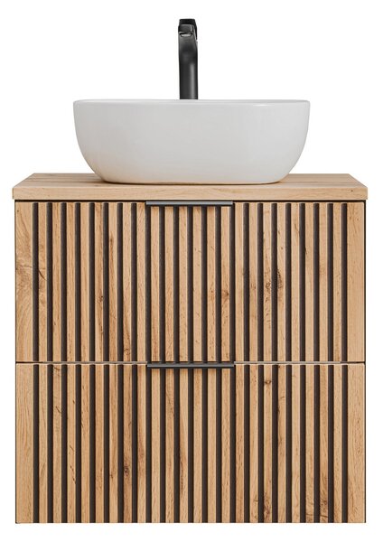 Koupelnová skříňka s umyvadlem a deskou XILO DU60/1 |60 cm