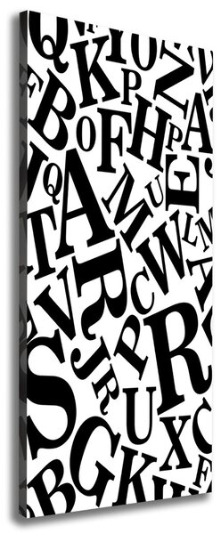 Vertikální Moderní obraz canvas na rámu Abeceda ocv-82712829