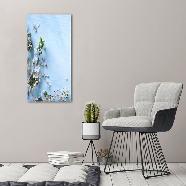 Vertikální Foto obraz canvas Květy višně ocv-82769762