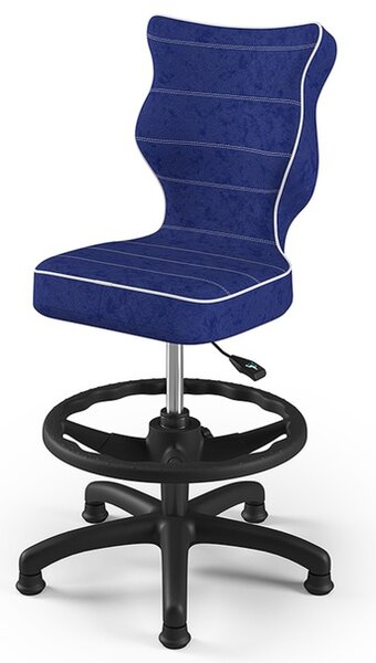 Dětská židle PETIT 2 modrá/černá
