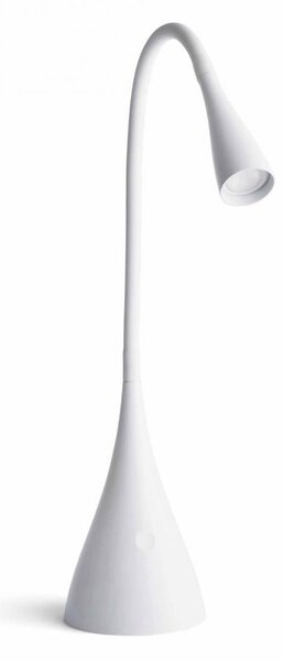 LENA bílá stolní lampa na čtení - FARO