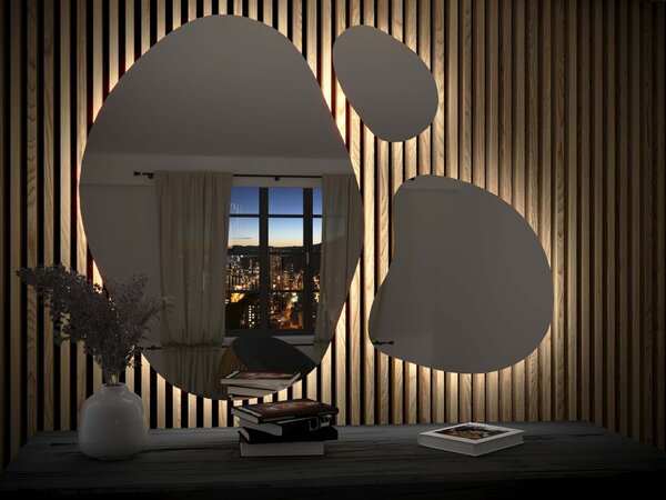 Organické LED zrcadlo do koupelny osvětlením A18