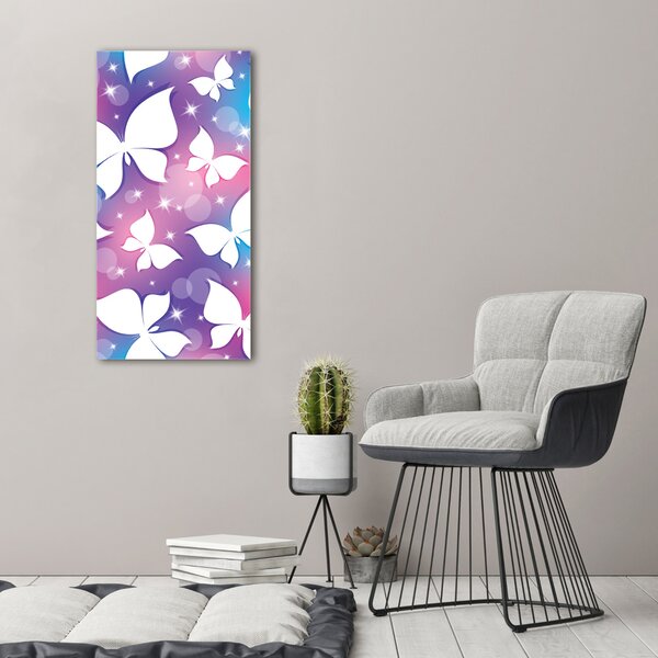 Vertikální Moderní fotoobraz canvas na rámu Motýli ocv-82993936