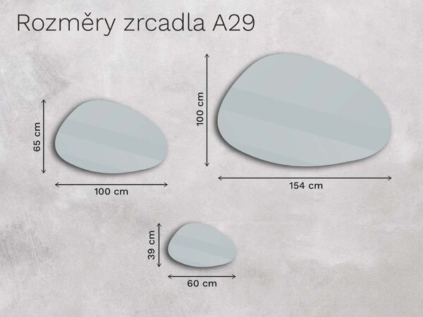 Organické LED zrcadlo s osvětlením A29