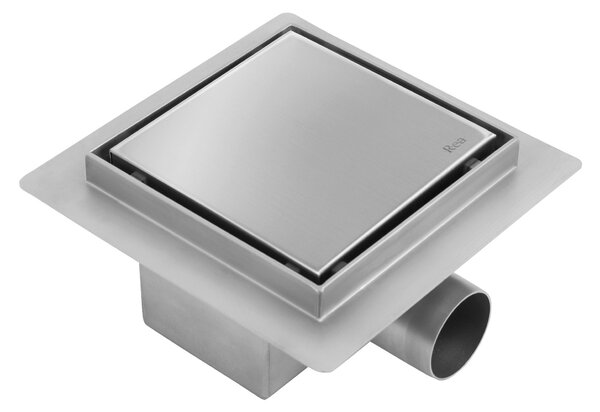 Odtokový žlab REA NEO 120x120 Nickel Brush