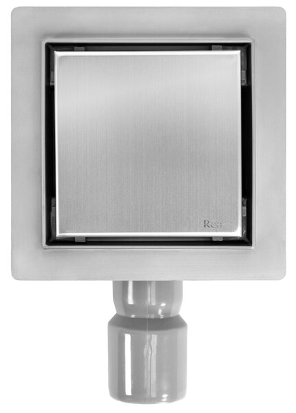 Odtokový žlab REA NEO 120x120 Nickel Brush