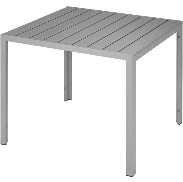 Tectake 402955 zahradní stůl maren - stříbrná