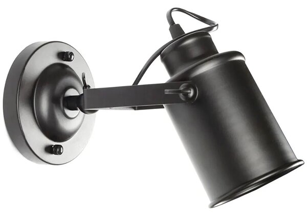 Toolight - Nástěnná lampa Pondero 1 - černá - APP486-1C