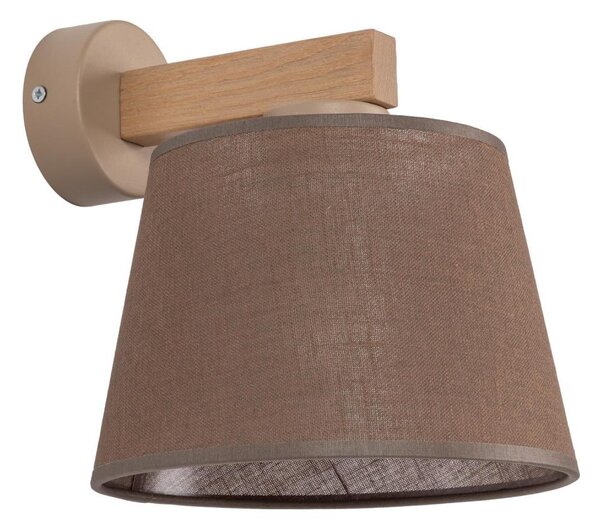 Brilagi - Nástěnná lampa LATTE SABIA 1xE27/15W/230V borovice/hnědá
