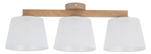Brilagi - Přisazený lustr LATTE SABIA 3xE27/15W/230V borovice/bílá