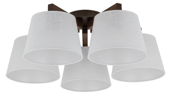 Brilagi - Přisazený lustr LATTE 5xE27/15W/230V borovice/bílá
