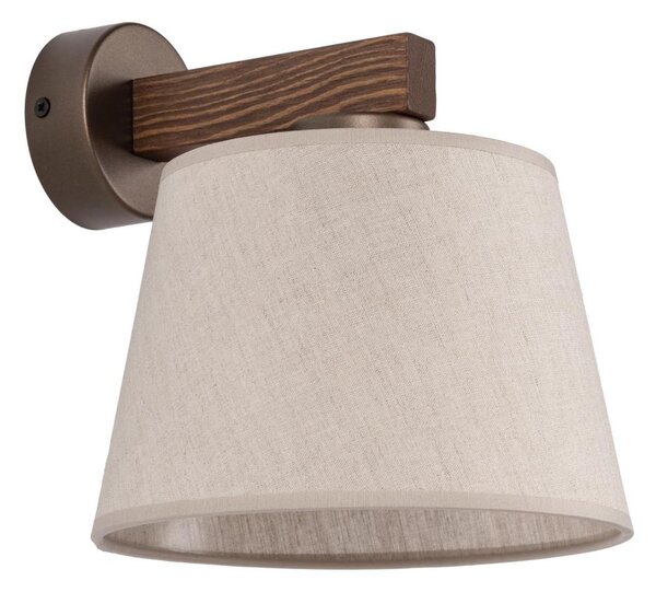Brilagi - Nástěnná lampa LATTE 1xE27/15W/230V borovice/béžová