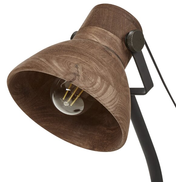 Stolní lampa KOLAR Mangové dřevo Tmavě hnědá