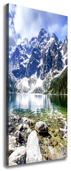 Vertikální Foto obraz na plátně Mořské oko Tatry ocv-84961137