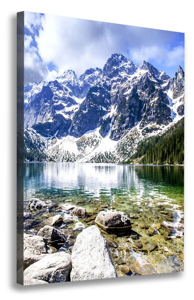 Vertikální Foto obraz na plátně Mořské oko Tatry ocv-84961137