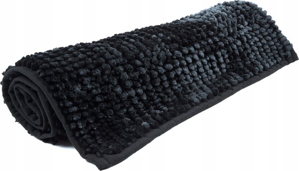 Koupelnová předložka e-floor černá protiskluzová 60x90 cm