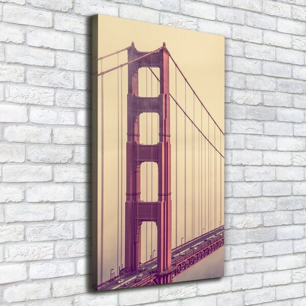 Vertikální Foto obraz na plátně Most San Francisco ocv-85695619