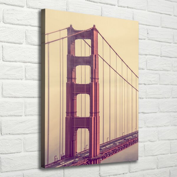 Vertikální Foto obraz na plátně Most San Francisco ocv-85695619