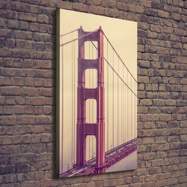 Vertikální Foto obraz na plátně Most San Francisco ocv-85695619