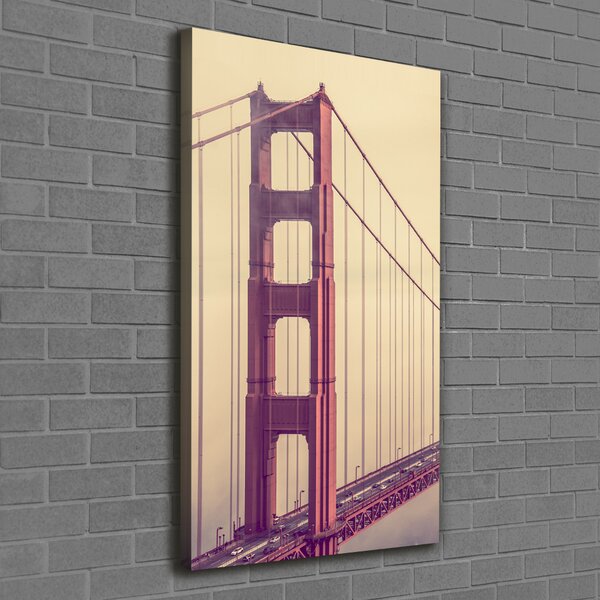 Vertikální Foto obraz na plátně Most San Francisco ocv-85695619