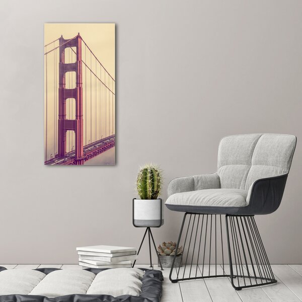 Vertikální Foto obraz na plátně Most San Francisco ocv-85695619