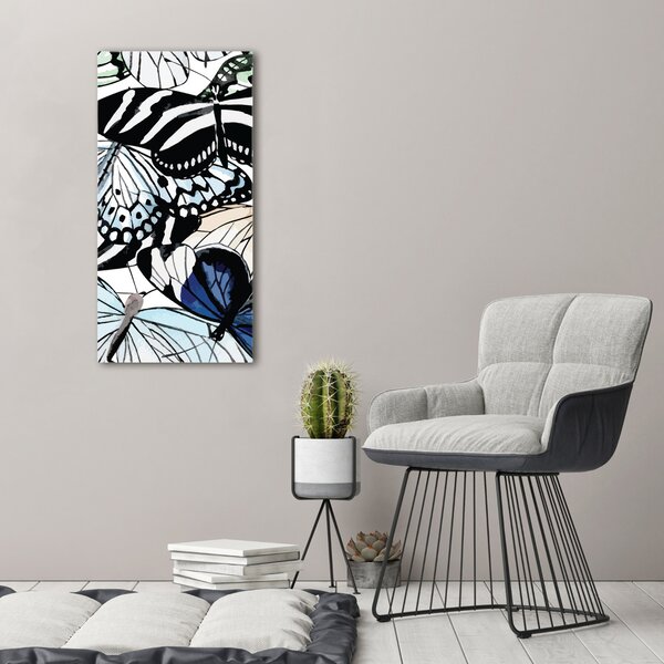 Vertikální Moderní fotoobraz canvas na rámu Motýli ocv-85755564