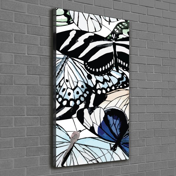 Vertikální Moderní fotoobraz canvas na rámu Motýli ocv-85755564
