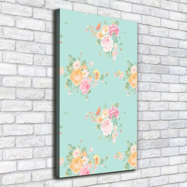 Vertikální Moderní fotoobraz canvas na rámu Květiny ocv-86006701