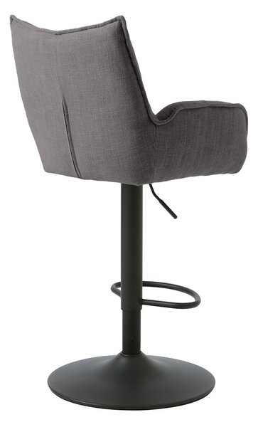 Šedé barové židle s nastavitelnou výškou v sadě 2 ks Marilla – Unique Furniture