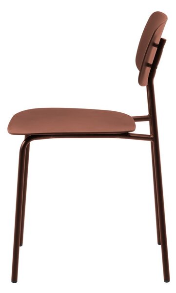 Jídelní židle v sadě v terakotové barvě 2 ks Kirkland – Unique Furniture