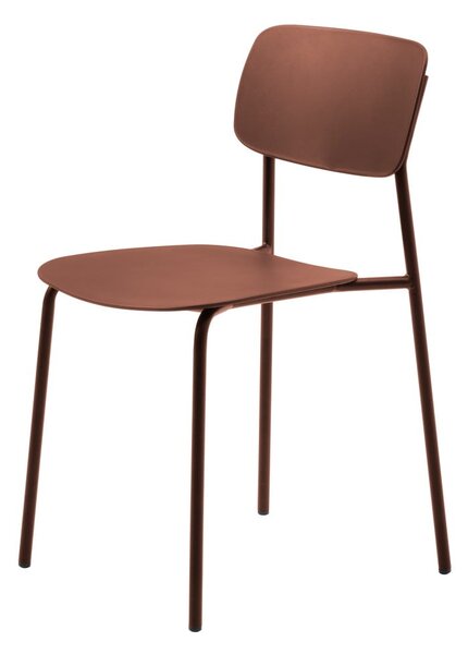 Jídelní židle v sadě v terakotové barvě 2 ks Kirkland – Unique Furniture