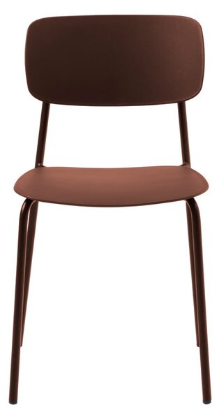 Jídelní židle v sadě v terakotové barvě 2 ks Kirkland – Unique Furniture