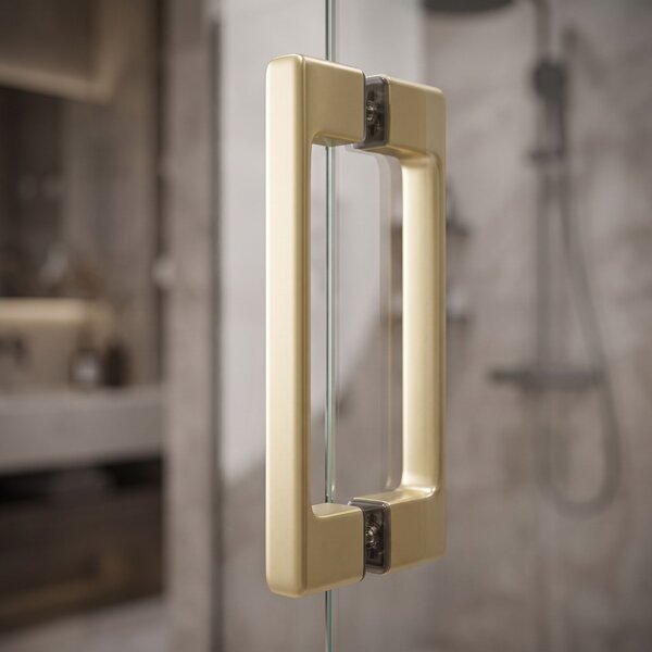 Madlo do sprchových dveří Rea 02 Brushed Gold