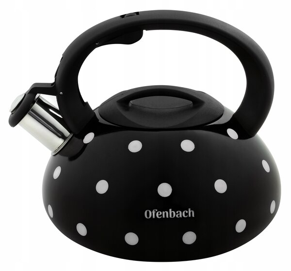Tradiční ocelová Konvice Ofenbach 2,5 l černá