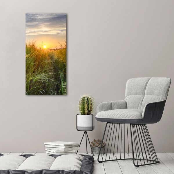 Vertikální Foto obraz canvas Pole pšenice ocv-86489340