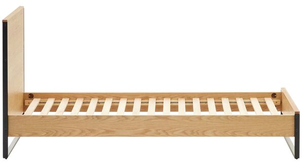 Dubová jednolůžková postel Kave Home Taiana 90 x 190 cm