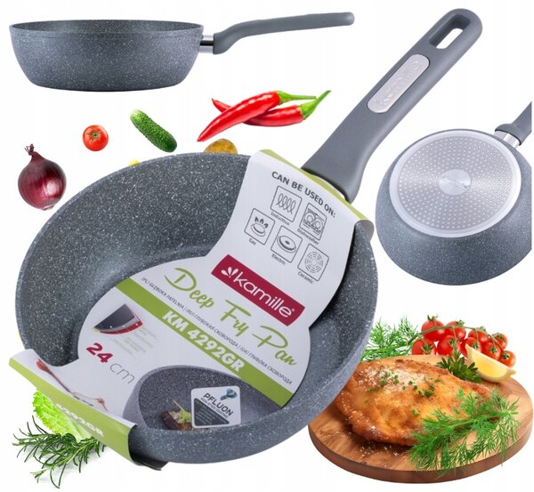 Tradiční pánev Kamille 24 cm granitová