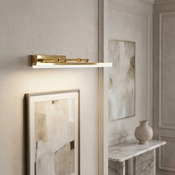 Toolight Koupelnové nástěnné LED osvětlení APP1873-1W 60cm zlatá