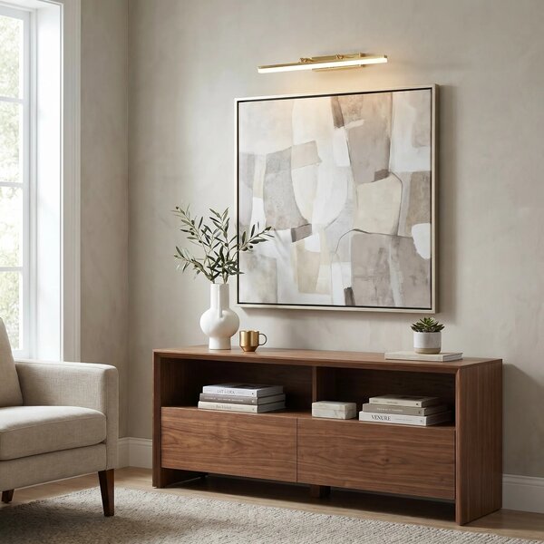 Toolight Koupelnové nástěnné LED osvětlení APP1873-1W 60cm zlatá