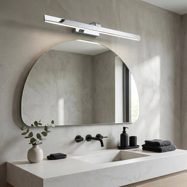 Toolight Koupelnové nástěnné LED osvětlení SWE003-1W 73cm chrom