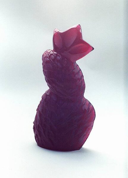 Plastika od Ivana Pelouchová - "Kaktus s květem", rozměr: 9 x 19 cm